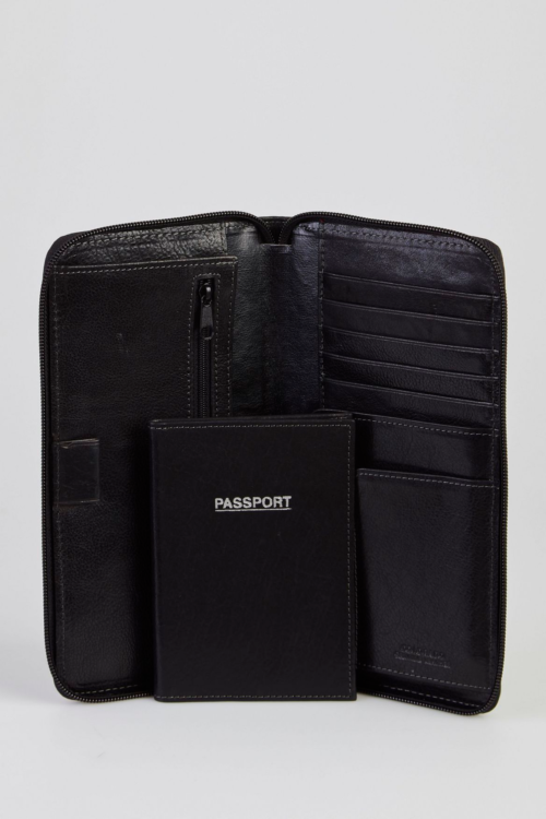 RFID Leather Passport Wallet - Image 2