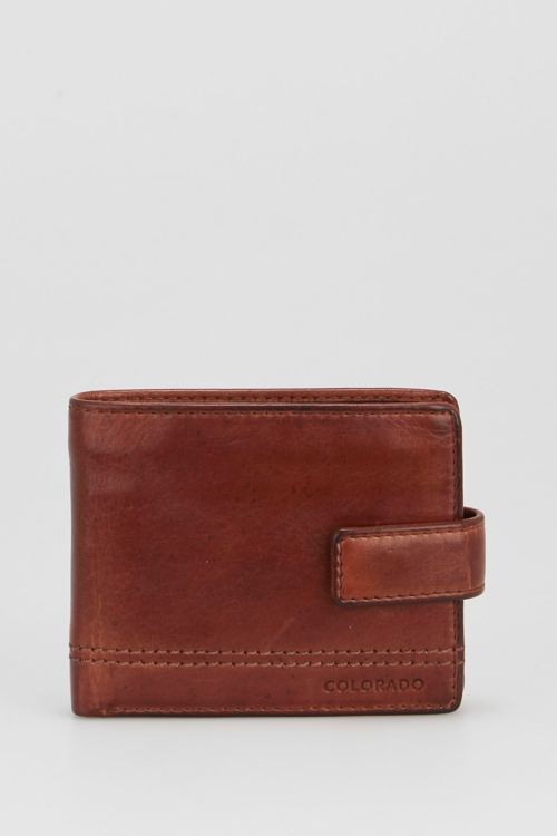 RFID Leather Tab Wallet