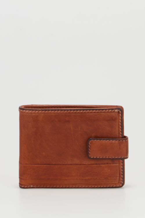 RFID Leather Tab Wallet