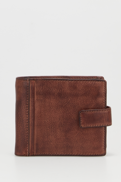 RFID Leather Tab Wallet