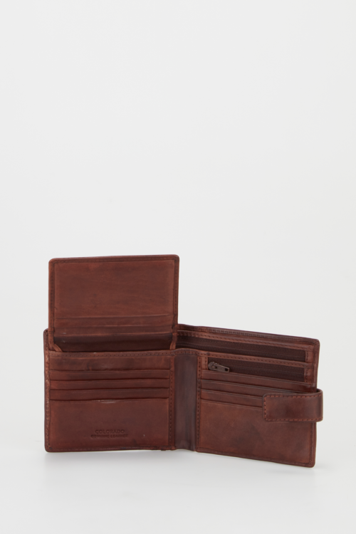 RFID Angus Leather Tab Wallet - Image 3