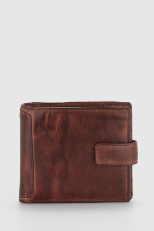 RFID Leather Tab Wallet