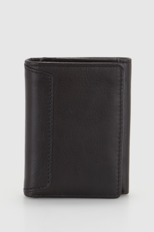 RFID Leather Trifold Wallet